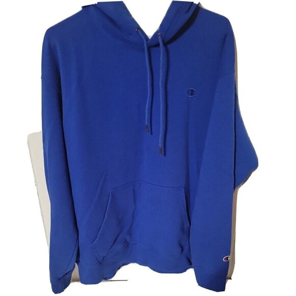Champion Men's PowerBlend Fleece Pullover‎ Hoodie 3XL - Blue (S0889) - Picture 1 of 9